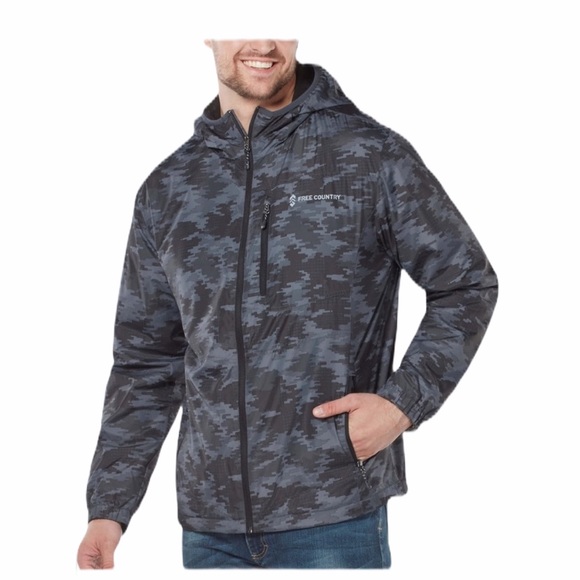 Free Country Hooded windbreaker Jacket - Picture 3 of 3